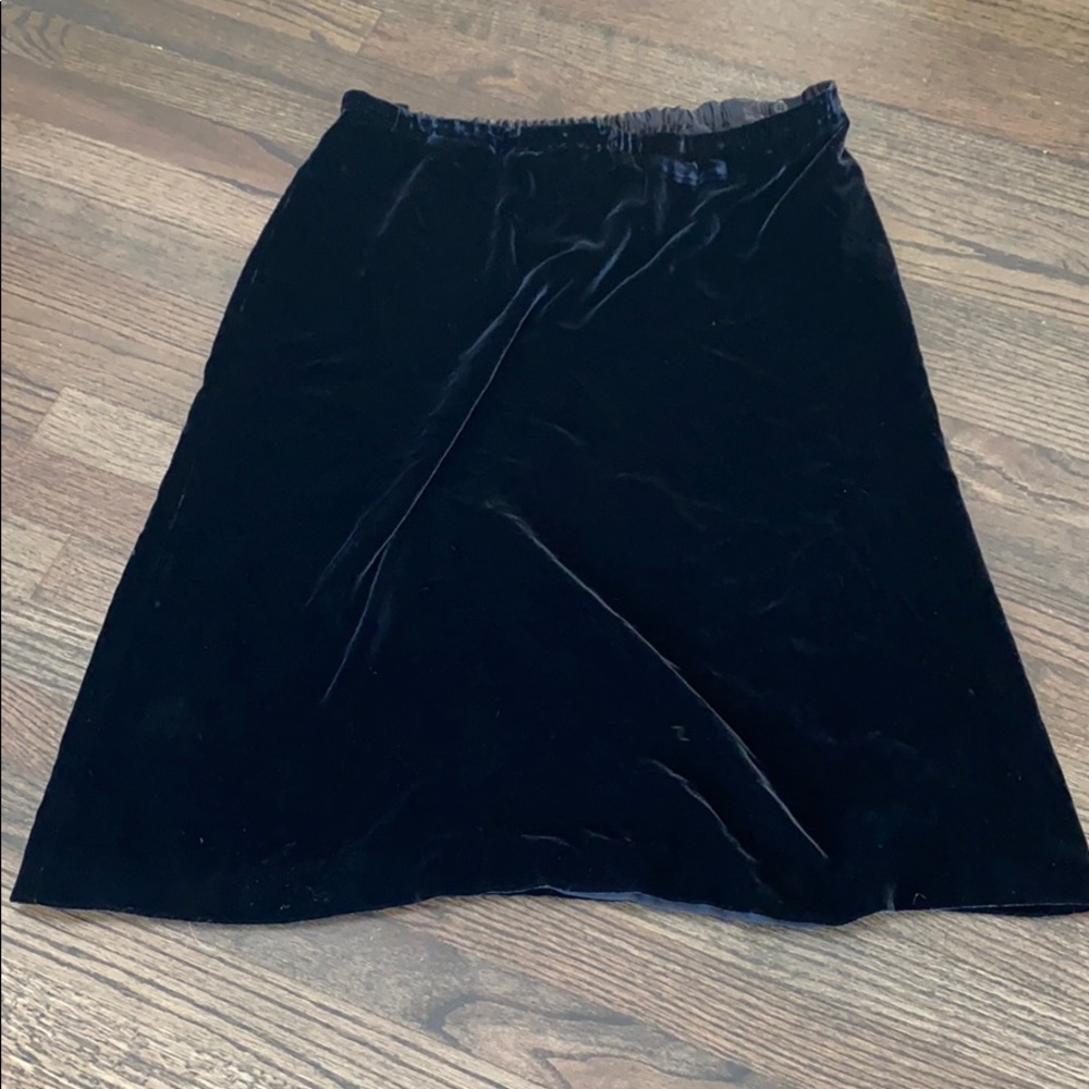 Giorgio Armani Velour Velvet Vintage Skirt 48 EUC